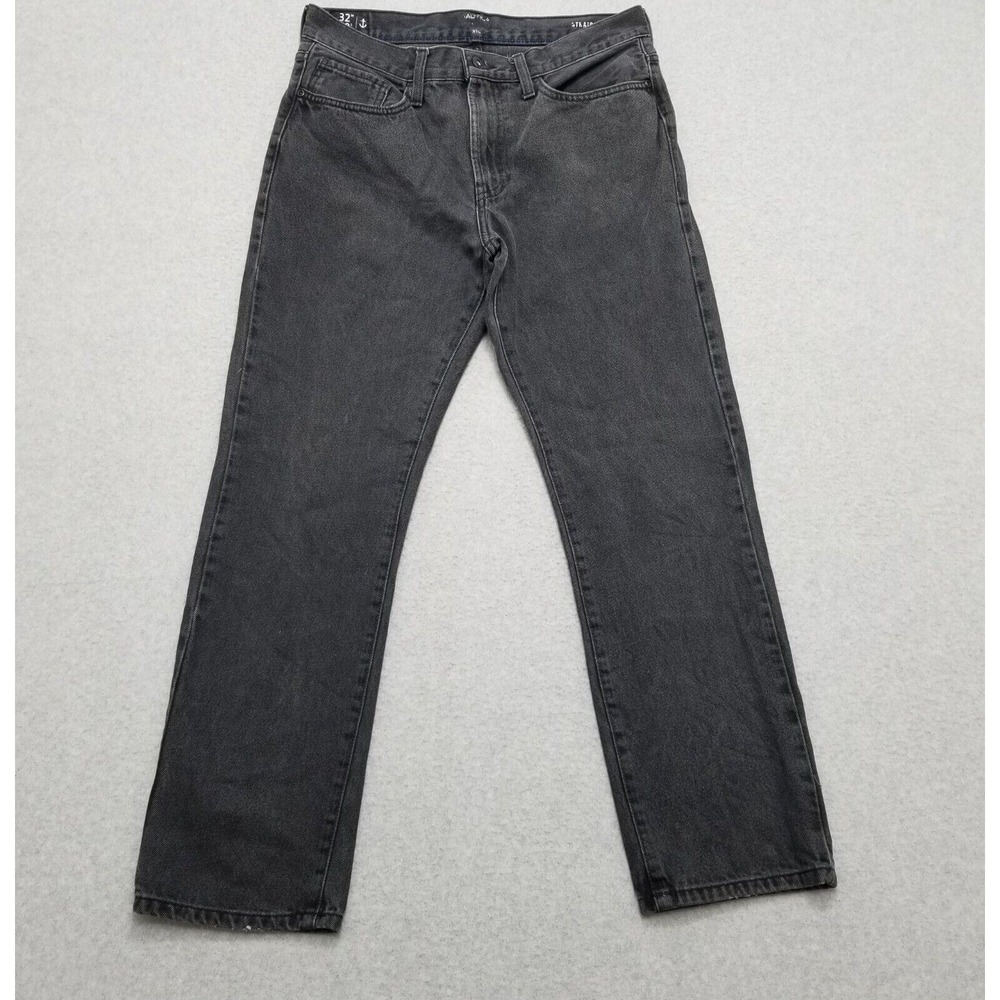 Nautica Jeans Womens‎ 32x30 Gray Denim High Rise Straight Fit